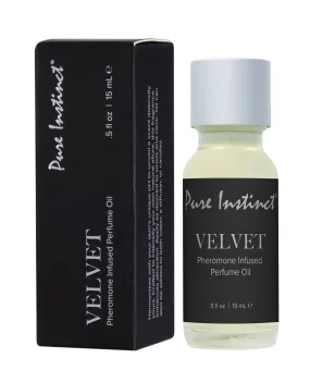 Pure Instinct Pheromone Perfume Oil Velvet - 15 ml Dropper Glass