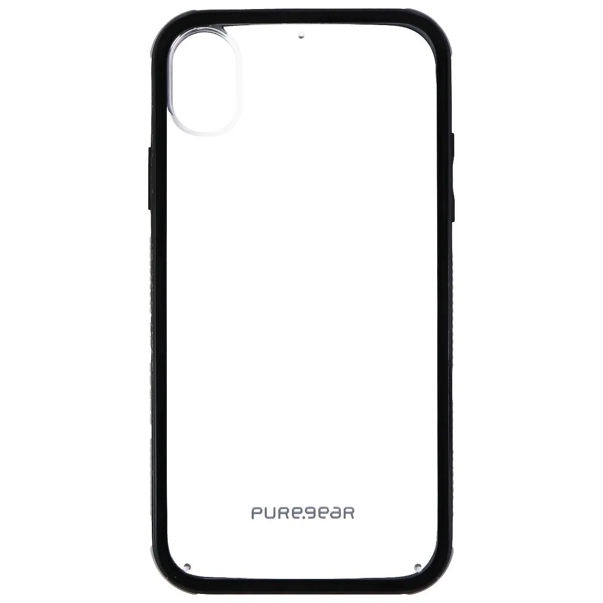 PureGear DualTek Clear Case for Apple iPhone XR - Clear/Black/Gray