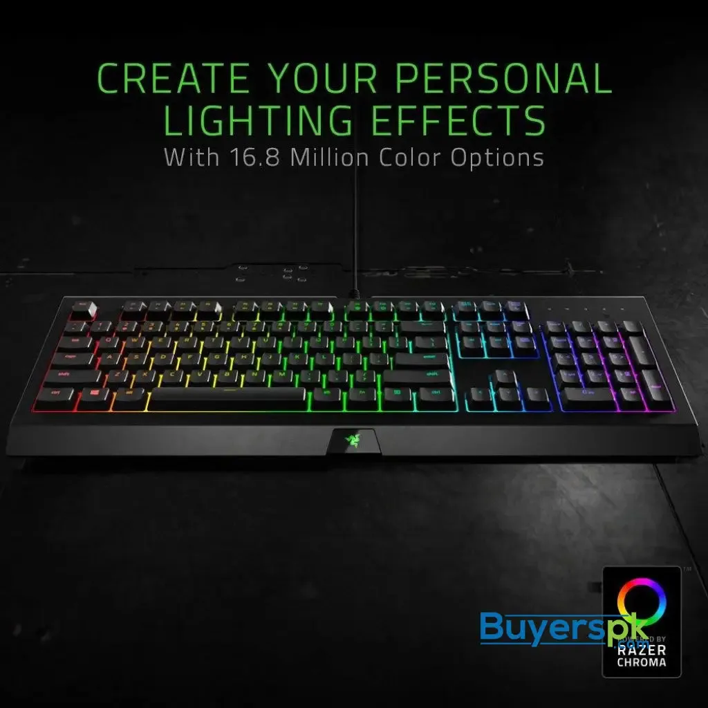 Razer Cynosa Chroma - Multi-color Membrane Gaming Keyboard - us Layout Frml