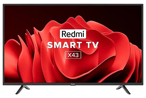 Redmi 108 cm (43 inches) 4K Ultra HD Android Smart LED TV X43 | L43R7-7AIN (Black)