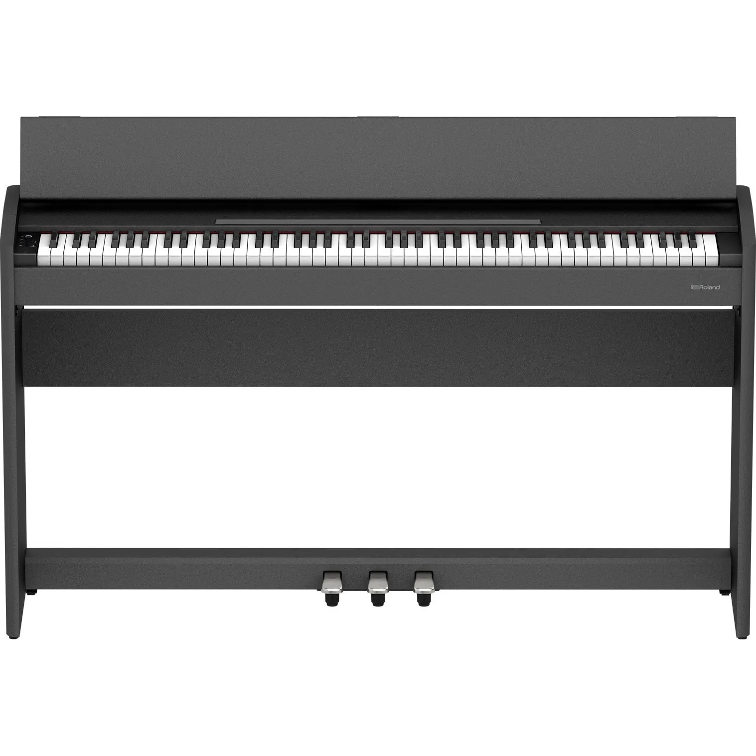 Roland F-107-BK 88-Key Slim Digital Piano w/ Stand, Bench, and 3-pedals, Black