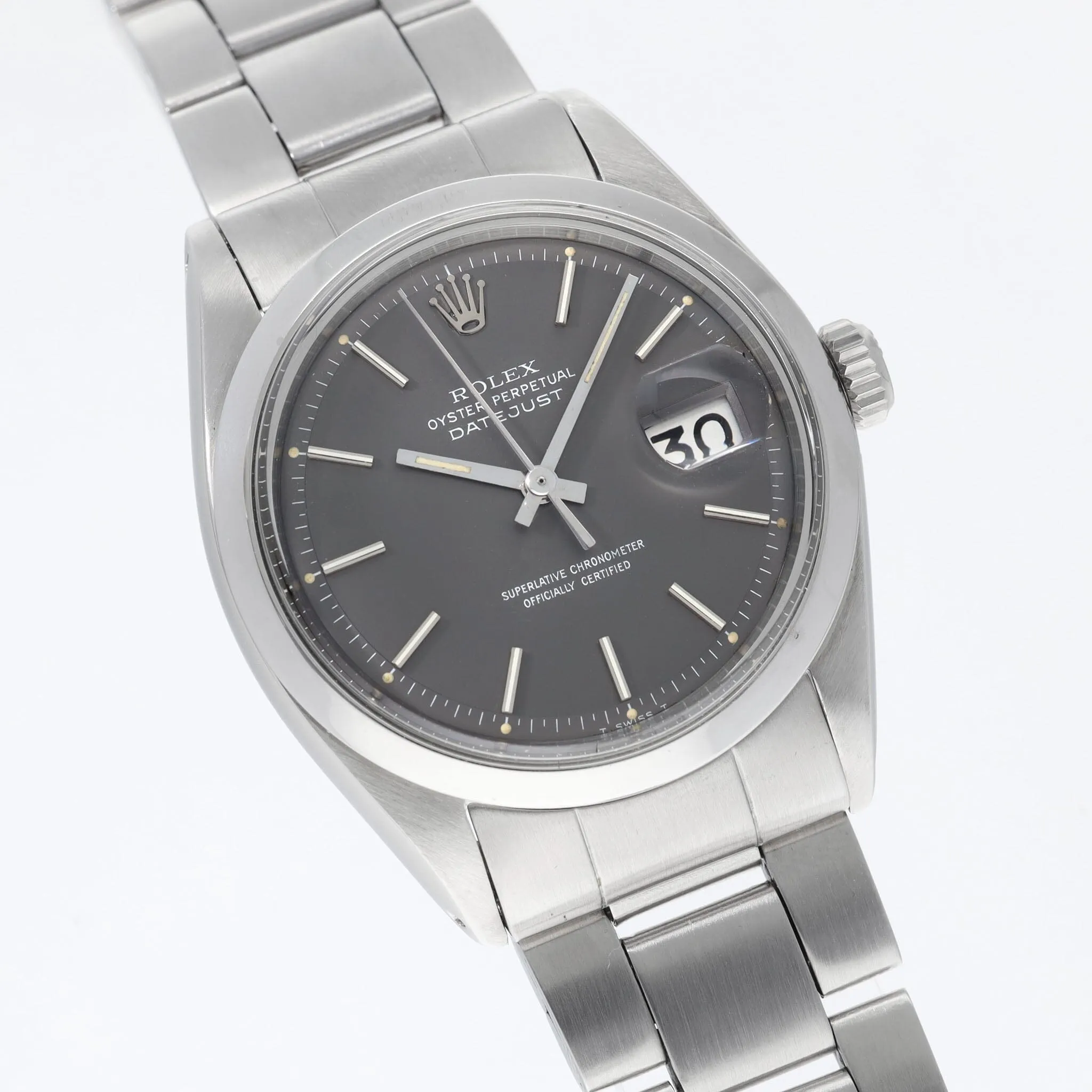 Rolex Datejust Matte Grey Dial ref 1600