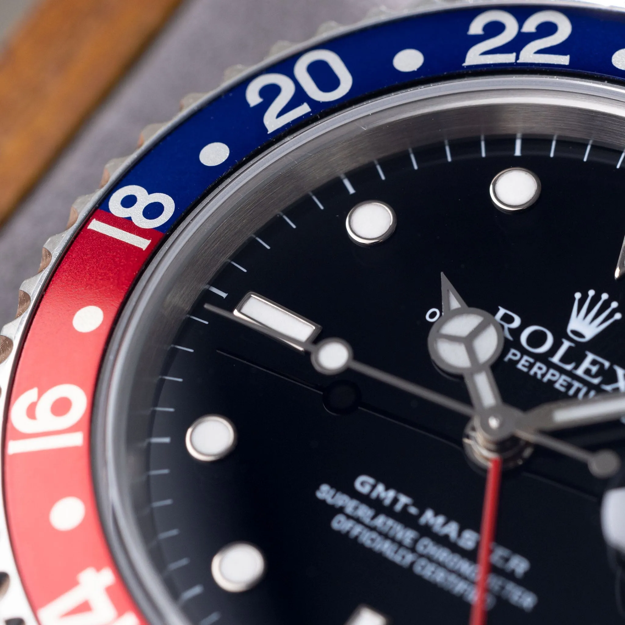 Rolex GMT-Master 16700 Tritium Dial Pepsi Bezel