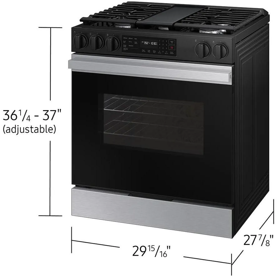 Samsung 6.0 cu. ft. Bespoke Smart Slide-In Gas Range NSG6DG8300SR/AA