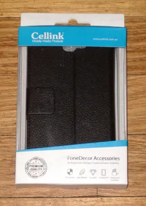 Samsung Galaxy Note 2 Hard Leather Flip Open Wallet Case - Part # ALC6492-102