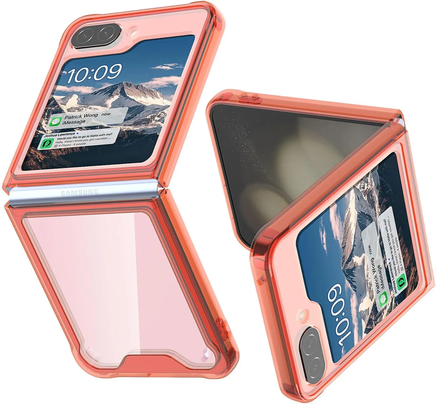 Samsung Galaxy Z Flip 5 Clear Case Compatible Magnetic Phone Case