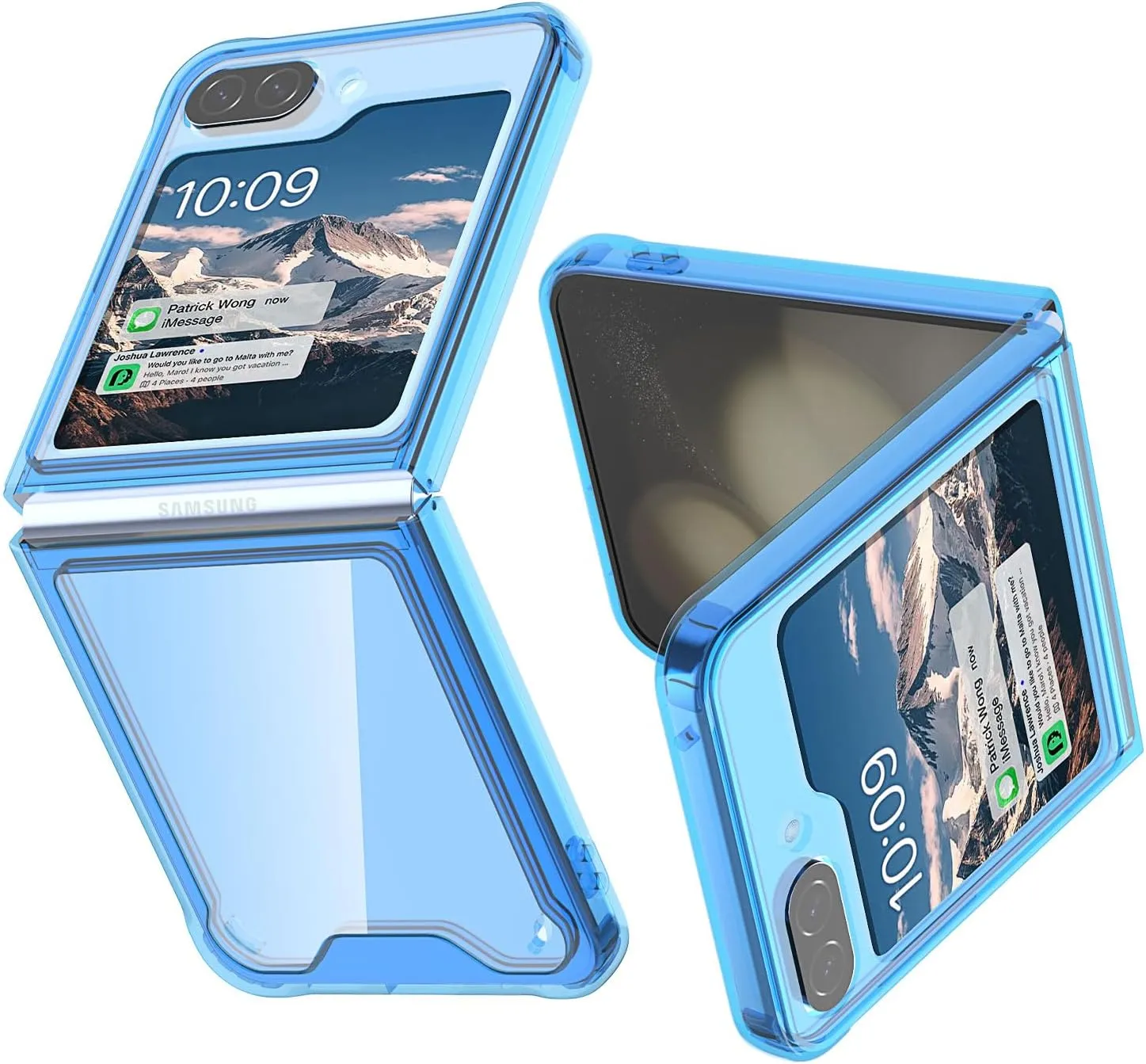 Samsung Galaxy Z Flip 5 Clear Case Compatible Magnetic Phone Case