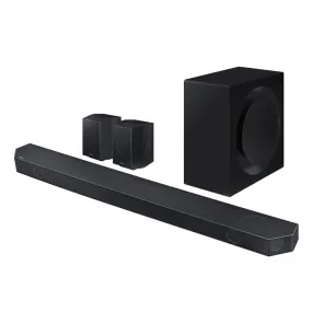 Samsung HWQ990C | Barre de son - 11.1.4 canaux - Dolby ATMOS sans fil - Avec caisson de graves sans fil et Haut-parleurs arrière inclus - Série Q - 656W - Noir