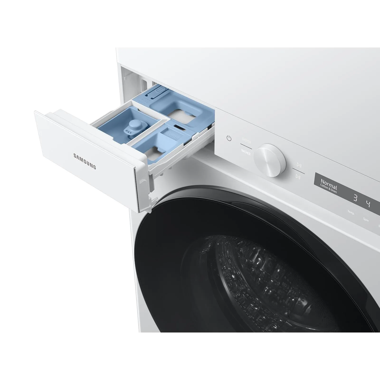 Samsung Stacked Washer/Dryer Electric Laundry Center with Wi-Fi WH46DBH100EWAC