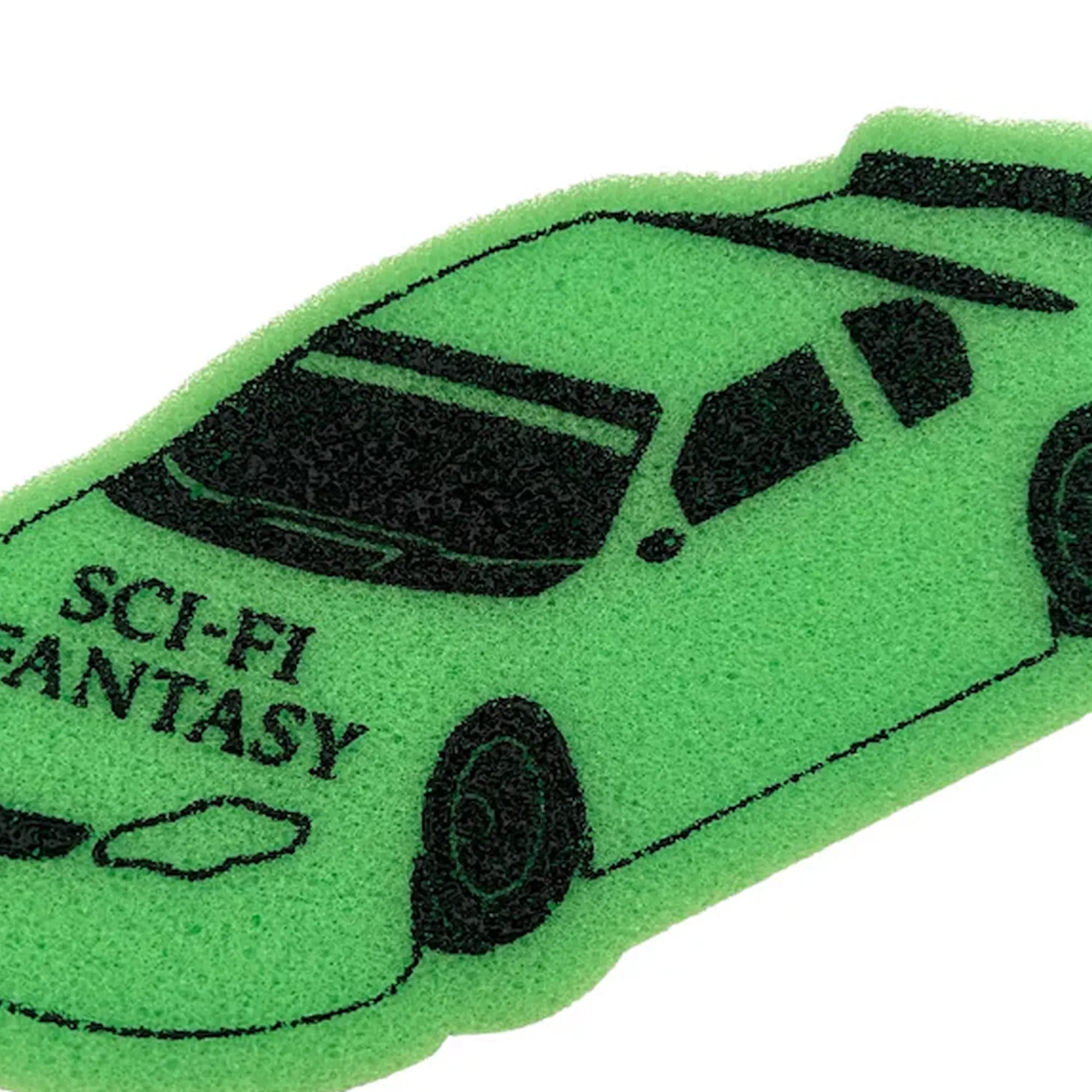 Sci-Fi Fantasy Car Sponge Green