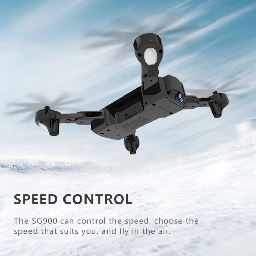 SG900 Foldable 2.4GHz Drone with 720P, WIFI, FPV, & GPS Optical Flow Positioning