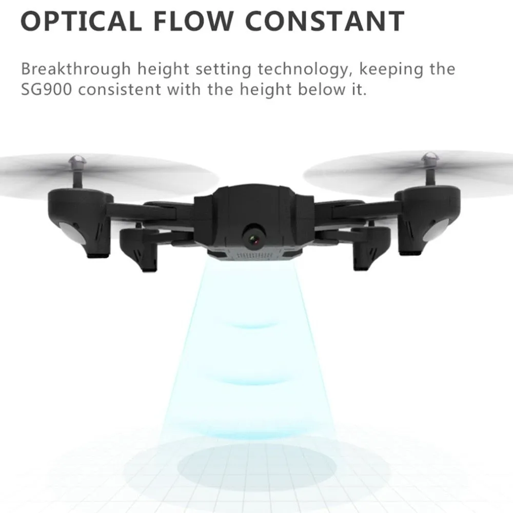 SG900 Foldable 2.4GHz Drone with 720P, WIFI, FPV, & GPS Optical Flow Positioning