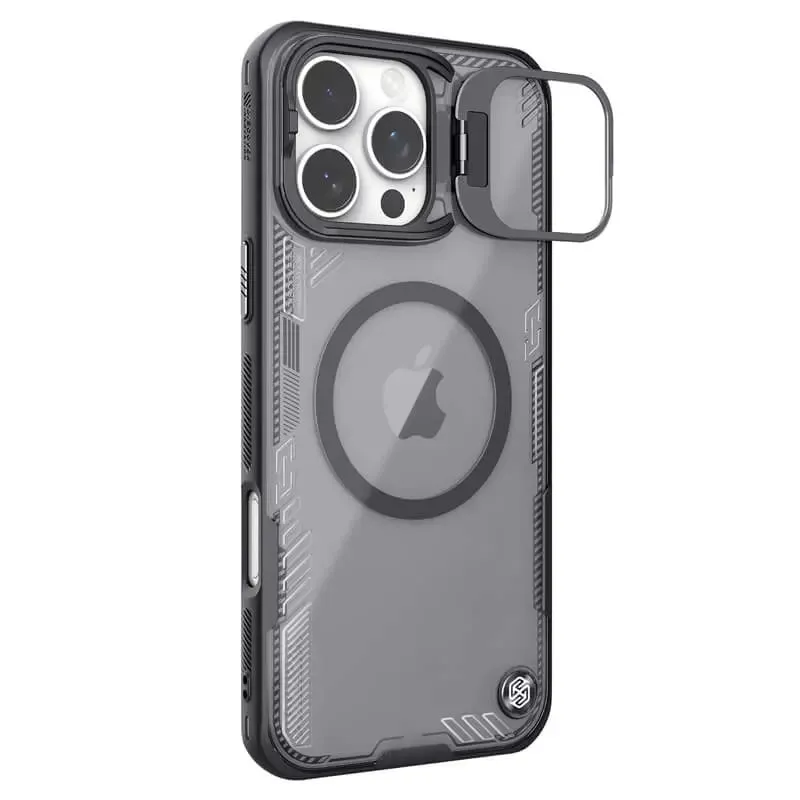 Shockproof Transparent Magnetic Phone Case Camera Lens Protection For iPhone