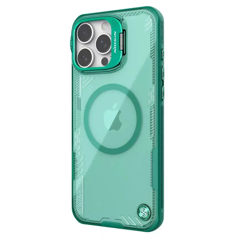 Shockproof Transparent Magnetic Phone Case Camera Lens Protection For iPhone