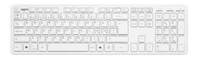 Slim Keyboard Silver/White