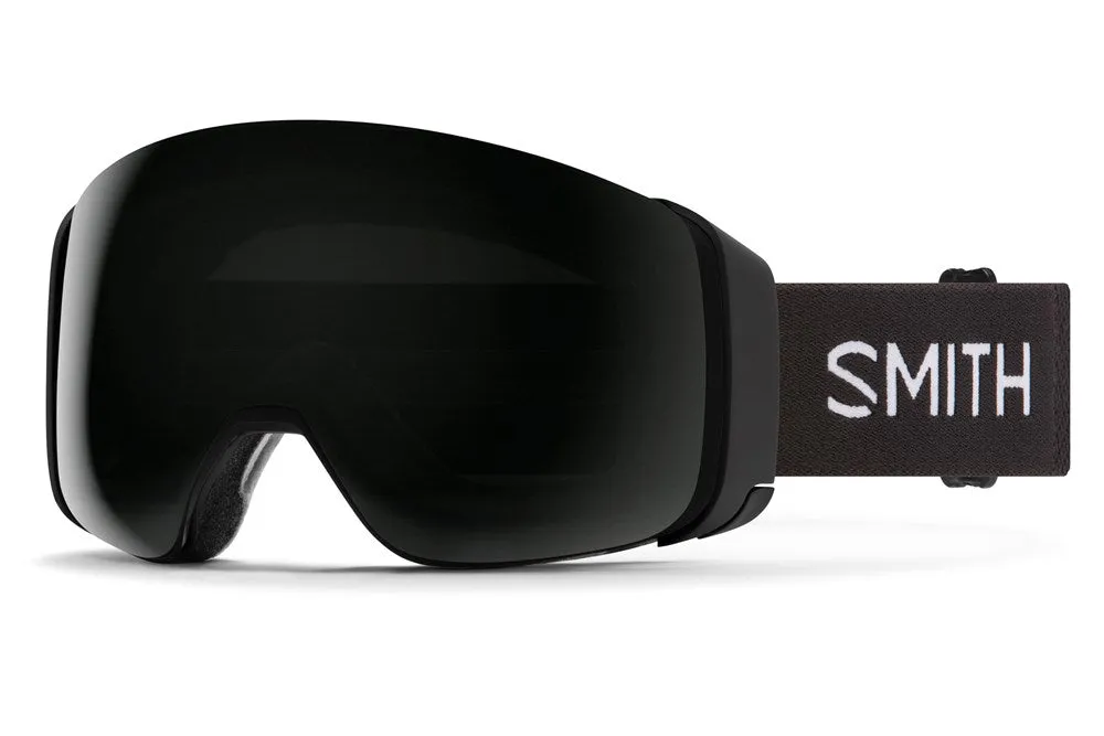 Smith 4D MAG Asia Fit Black Goggles | ChromaPop Sun Black / Chromapop Storm Rose Flash