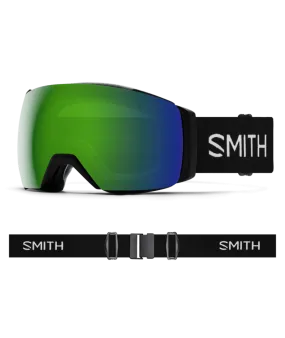 SMITH I/O MAG XL BLACK | SUN GREEN MIRROR & STORM ROSE FLASH