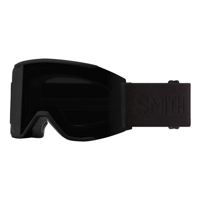 Smith Squad Mag Blackout Goggles | ChromaPop Sun Black 12% VLT / ChromaPop Storm Blue Sensor Mirror 55% VLT