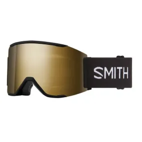 Smith Squad Mag Low Bridge Black Goggles | ChromaPop Sun Black Gold Mirror 13% VLT / ChromaPop Storm Blue Sensor Mirror 55% VLT