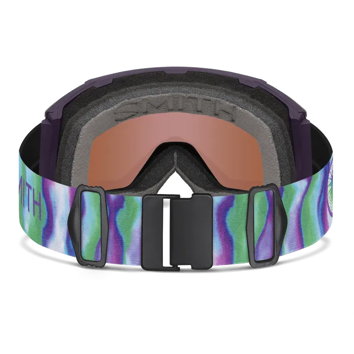 SMITH SQUAD MAG LOW BRIDGE FIT COSMOS AURORA | EVERYDAY VIOLET MIRROR & STORM BLUE SENSOR MIRROR