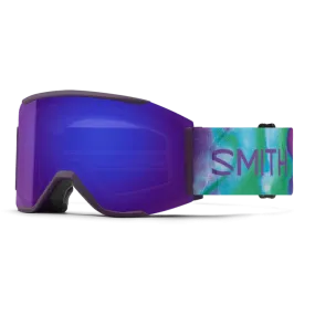 SMITH SQUAD MAG LOW BRIDGE FIT COSMOS AURORA | EVERYDAY VIOLET MIRROR & STORM BLUE SENSOR MIRROR