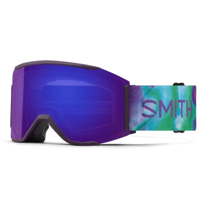 SMITH SQUAD MAG LOW BRIDGE FIT COSMOS AURORA | EVERYDAY VIOLET MIRROR & STORM BLUE SENSOR MIRROR