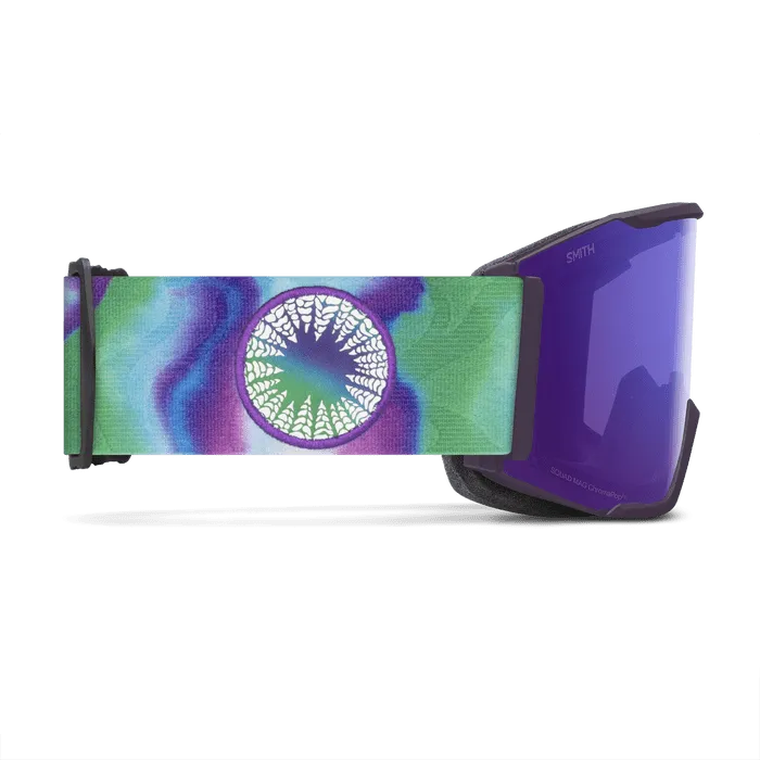 SMITH SQUAD MAG LOW BRIDGE FIT COSMOS AURORA | EVERYDAY VIOLET MIRROR & STORM BLUE SENSOR MIRROR