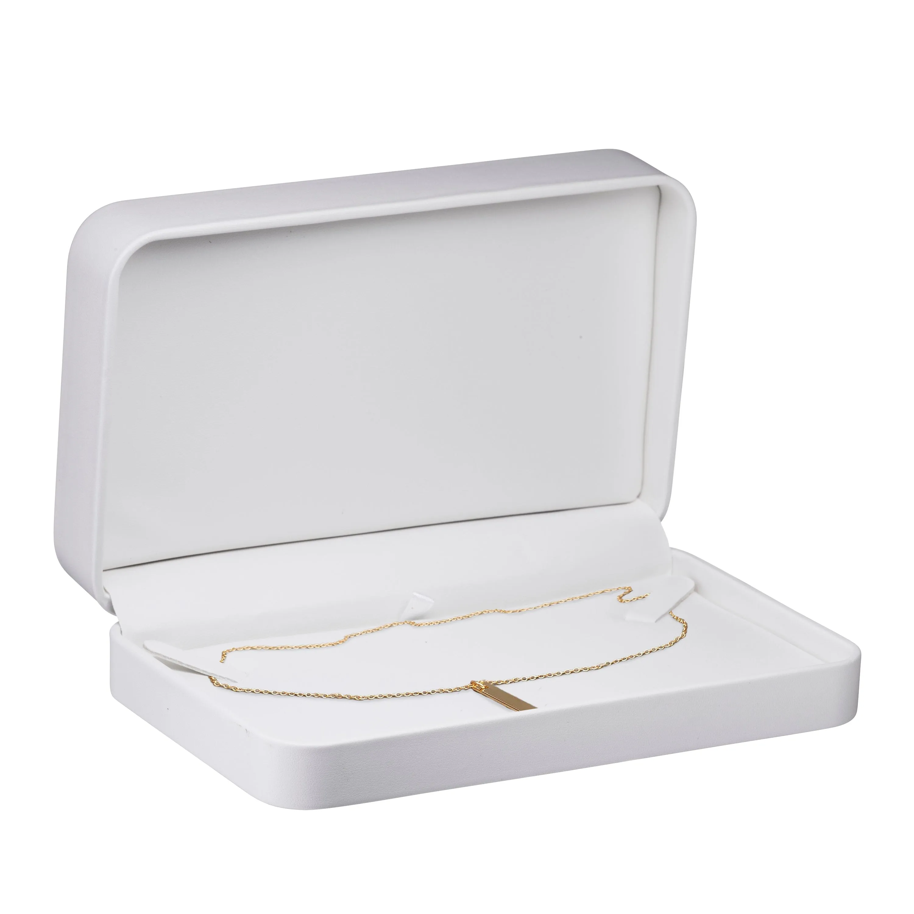 Soft Leatherette Necklace Box, Classic Collection