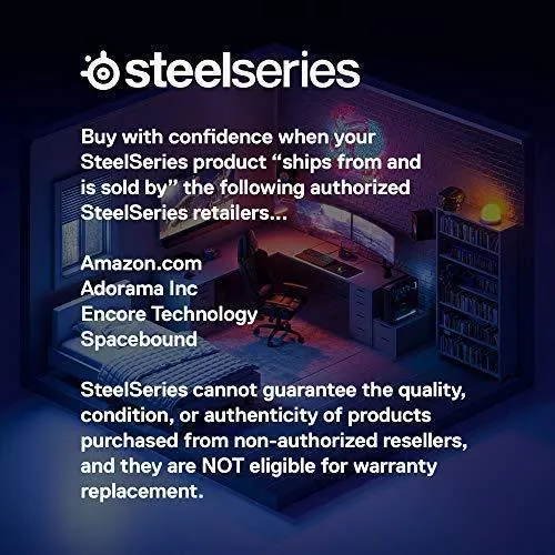 SteelSeries Apex 7 Mechanical Gaming Keyboard – OLED Smart Display – USB Passthrough and Media Controls – Tactile and Clicky – RGB Backlit (Blue Switch)