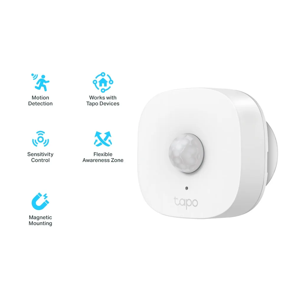 Tapo T100 V1 - Motion Sensor - Smart - Wireless - Wi-Fi - 863 - 865 Mhz, 868 - 868.6 Mhz