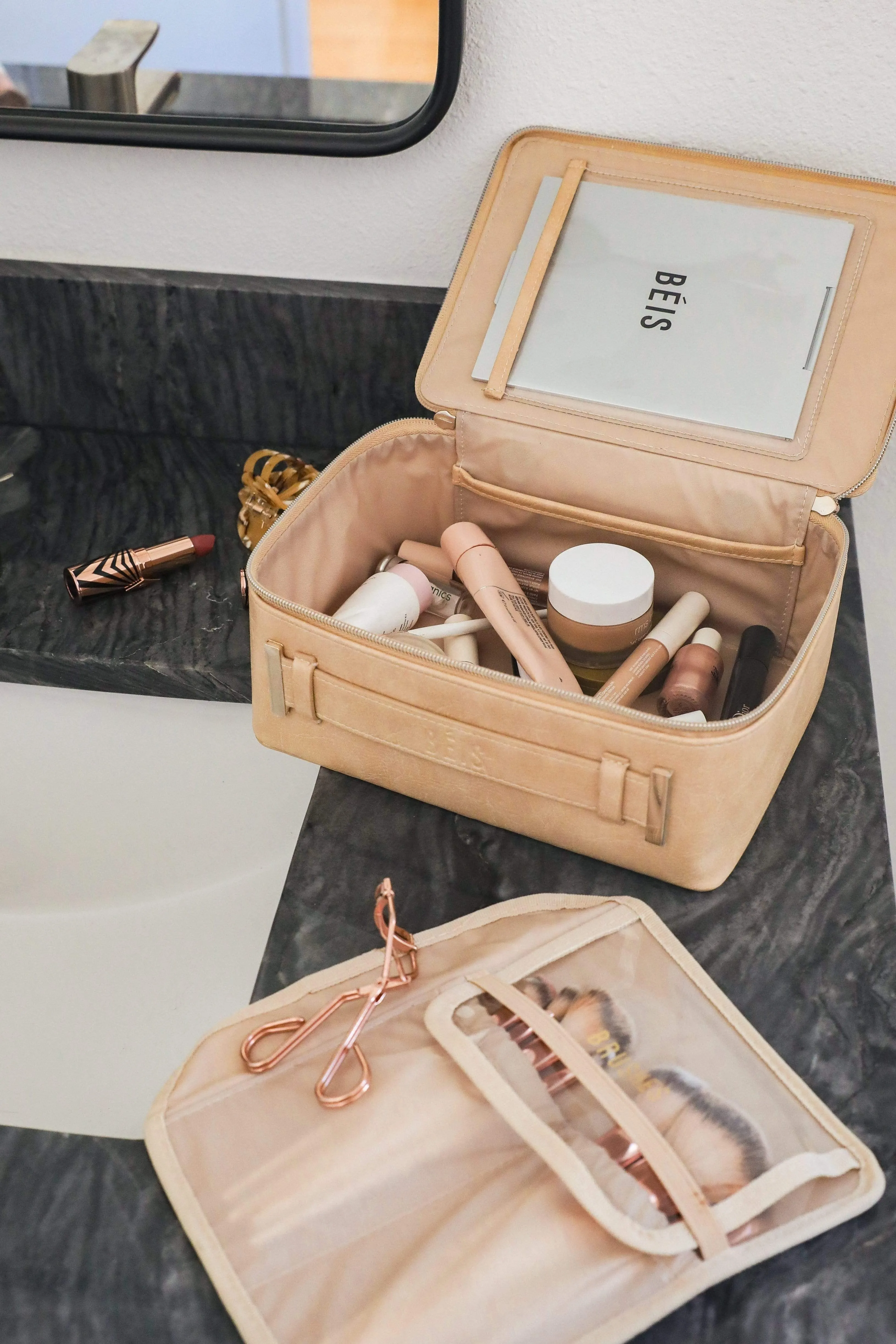 The Cosmetic Case in Beige