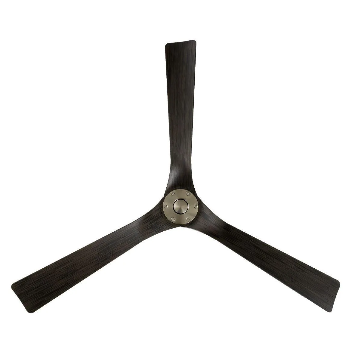 Torque 58 Inch Damp Rated Smart Ceiling Fan, Brushed Nickel with Gray Blades