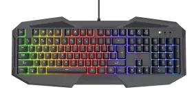 Trust Illuminated Rainbow Gaming Keyboard | 22514