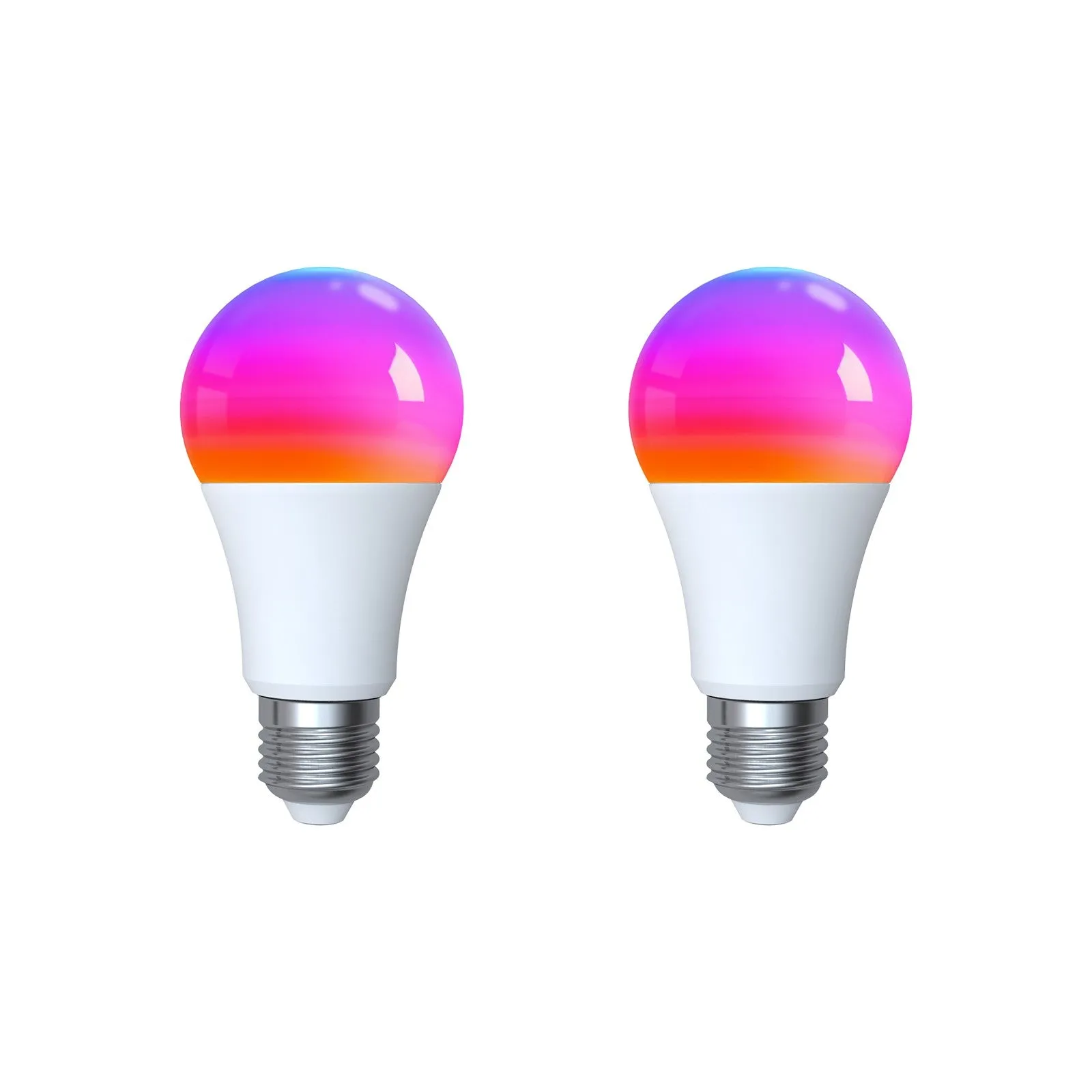 Tuya Matter WiFi Smart LED E27 Dimmable Light Bulbs RGB 2700K-6500K W C