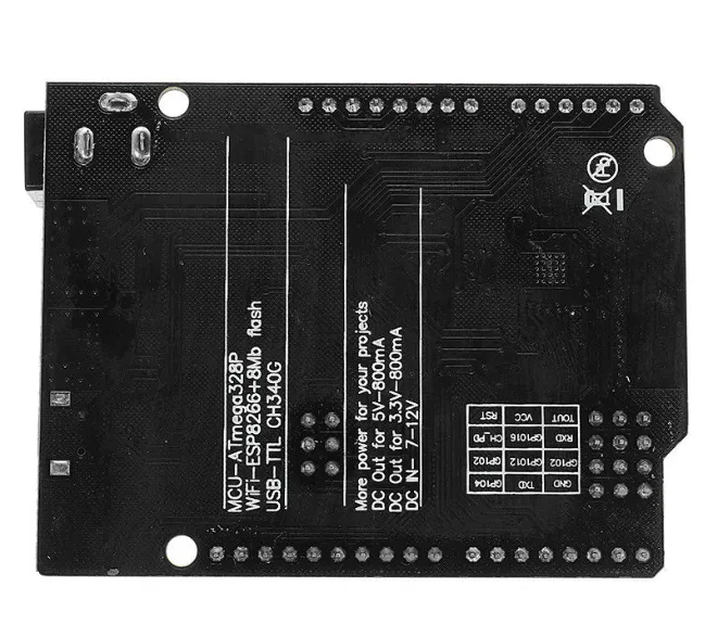 Uno   WiFi R3 AtMega328p   Node MCU ESP8266 8mb Memory USB-TTL CH340G