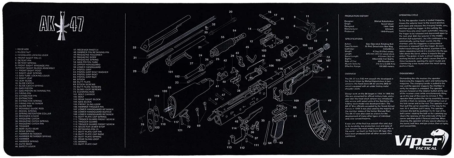 Viper TACTICAL Gun Care Cleaning Mat