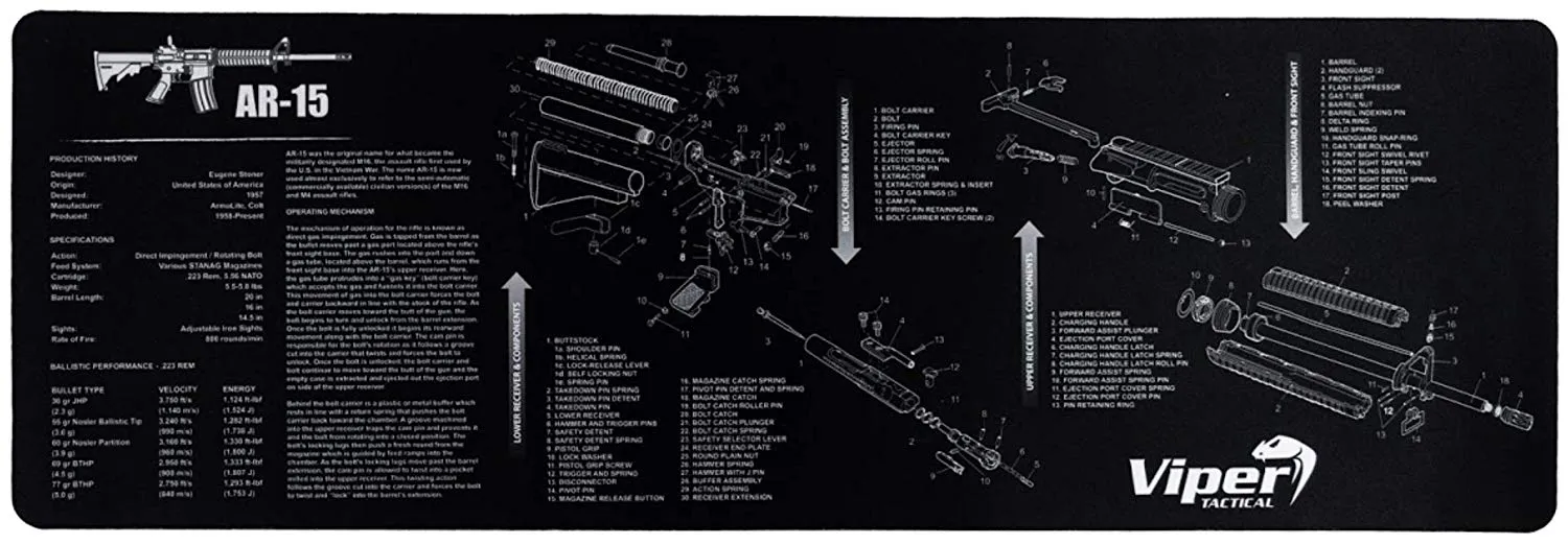 Viper TACTICAL Gun Care Cleaning Mat