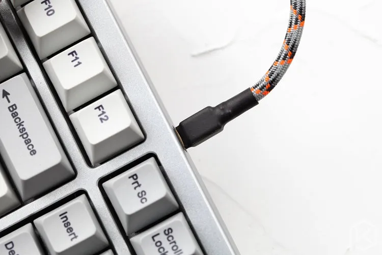 [Wholesale] nylon coiled Cable wire Mechanical Keyboard GH60 USB cable mini USB port for poker 2 GH60 keyboard kit DIY