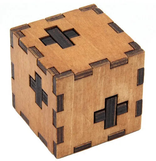 Wooden Box Puzzle Brain Teaser  Educational Wood Puzzles for Kids and Adult - Free Shipping to N.A.