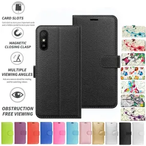 Xiaomi Redmi 9AT Flip Folio Book Wallet Case [Black]