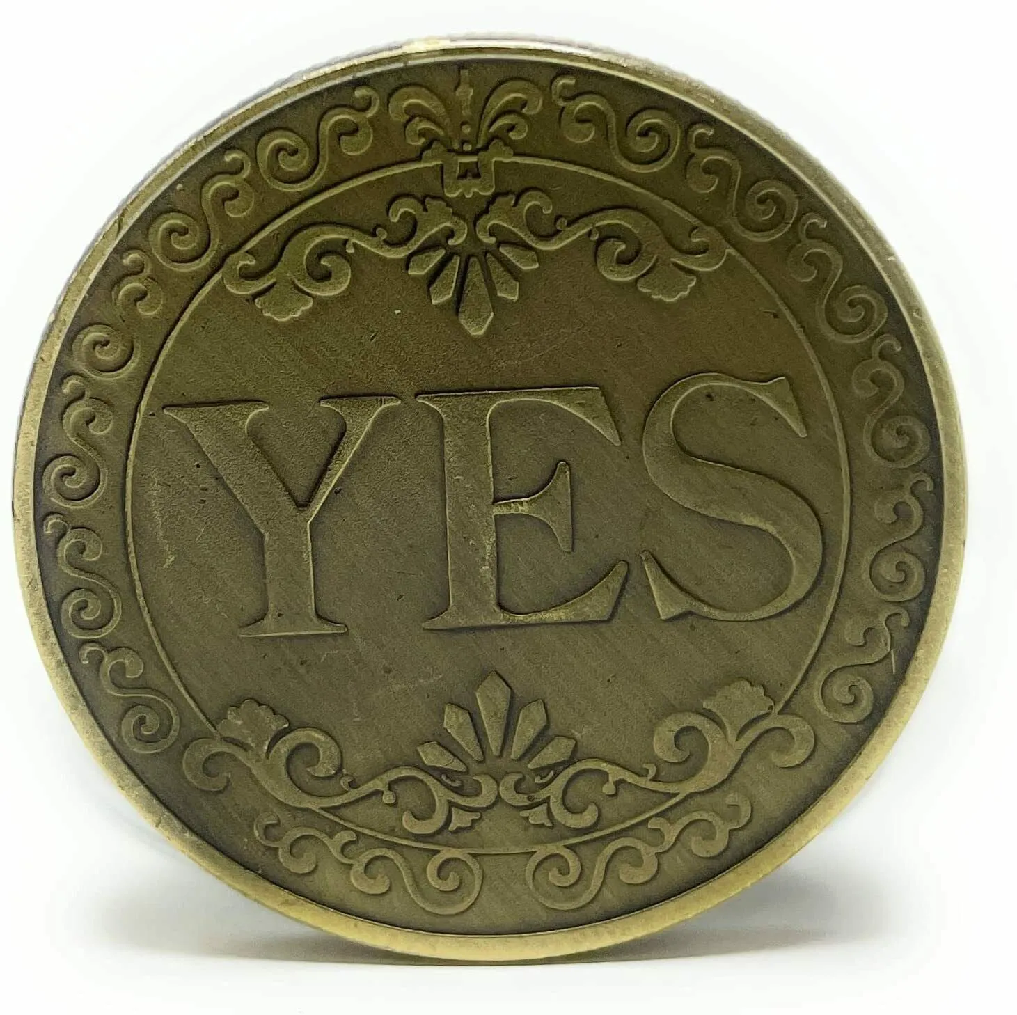 Yes/No Decision Maker Divination Flipping Challenge Coins - Set of 3